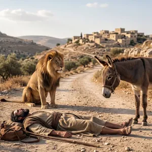 1 Rois 13 – L’homme de Dieu, le lion et l’âne (ép. 329)