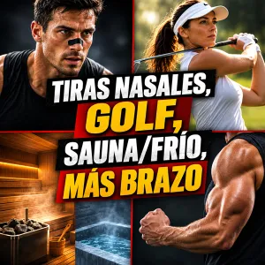 Tiras Nasales, Golf, Protocolo Frío-Calor, Brazos Musculados (Ep. 488)